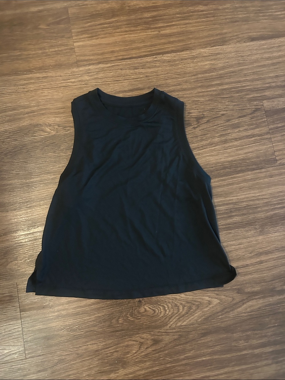 lululemon athletica Black Sleeveless Crew Tank